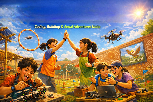 Kids learning by building and experimenting with real projects
