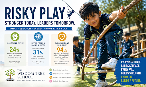 Risky play helping children build resilience, confidence and focus