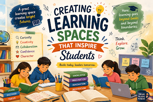 Inspiring learning spaces helping students grow and explore