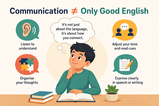 Student understanding core elements of effective communication