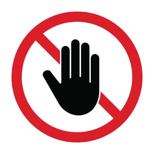 Strict no bullying symbol