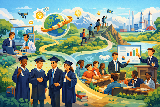 Experiential learning supporting long-term student growth