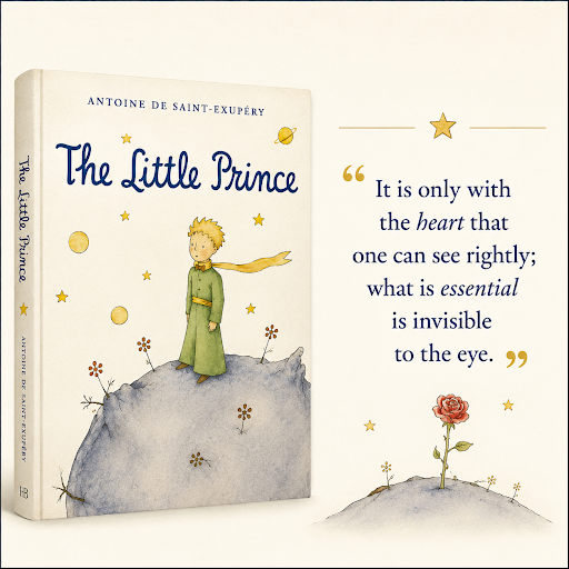 The Little Prince by Antoine de Saint-Exupéry(1943)