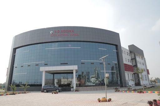 the school campus of GGIS, greater noida west