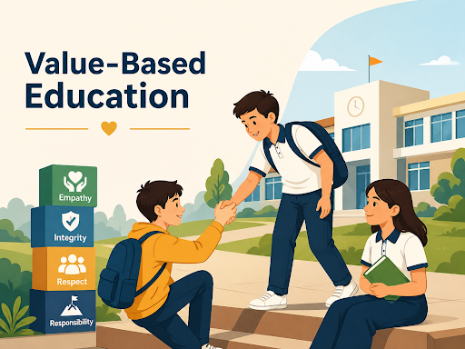 Value-based education promoting empathy, respect and responsibility in students