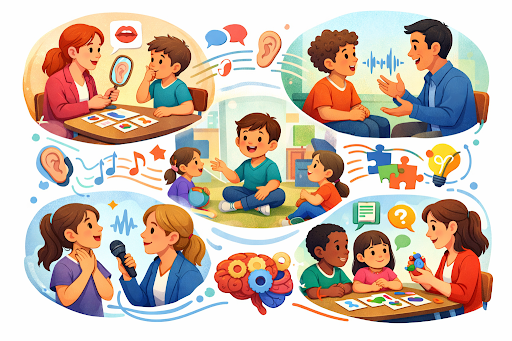 Speech and communication therapy for children