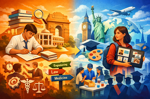 Students exploring national and international career opportunities