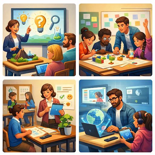 Teachers facilitating collaborative classrooms
