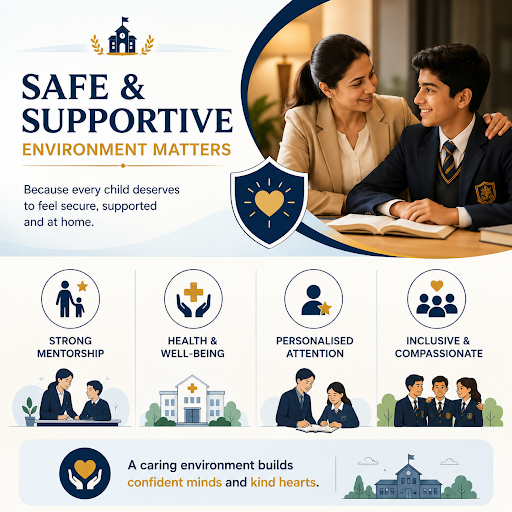 Safe and supportive school environment promoting student well-being