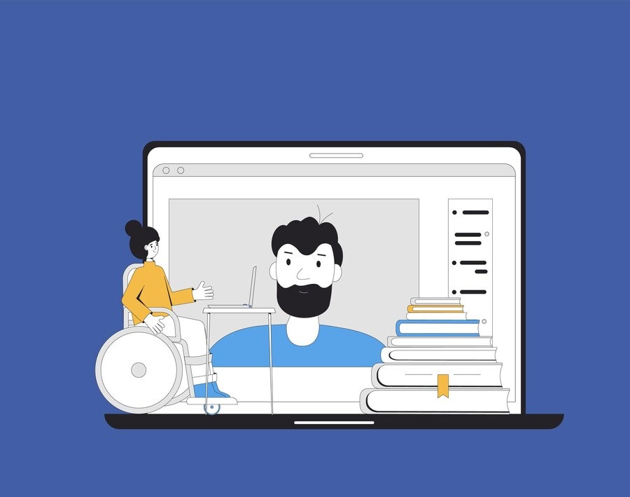 Online learning for students with special needs