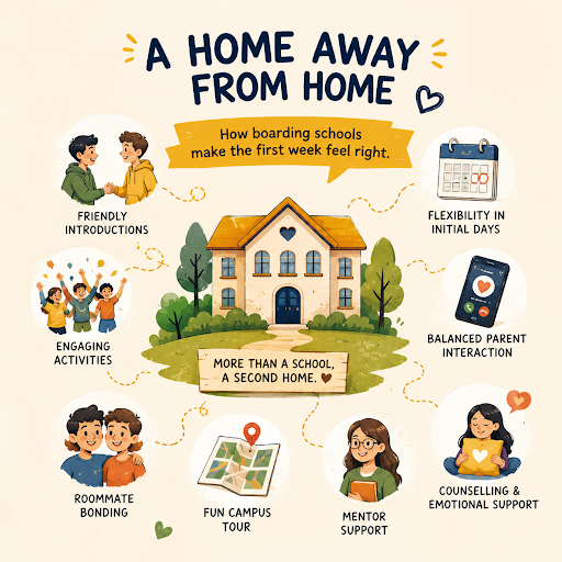 Boarding school support system helping new students feel at home